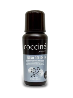 Паста-блиск рідка Coccine NANO POLISH чорна для шкіряного взуття 75 мл