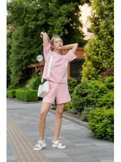 Костюм женский летний розовый 2174